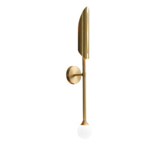 Lámpara de pared metálica color dorado Madison
